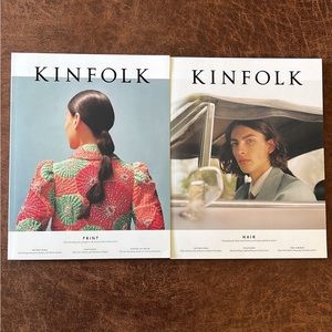 Kinfolk Magazine Set: vol 28 & 29 (Hair and Print issues)